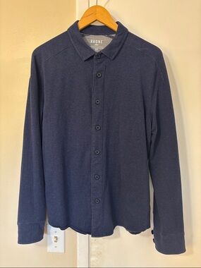 Rhone Blue Casual Shirt